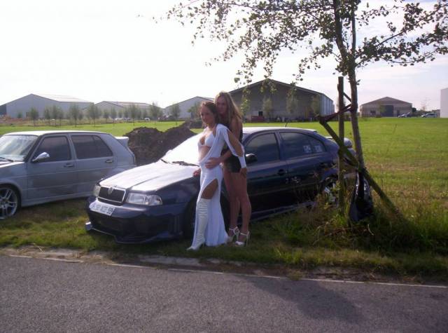 fifille avec mon octavia a diksmuide ( belgique )
