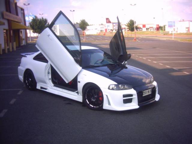 mon coupe civic face 3/4 avant
