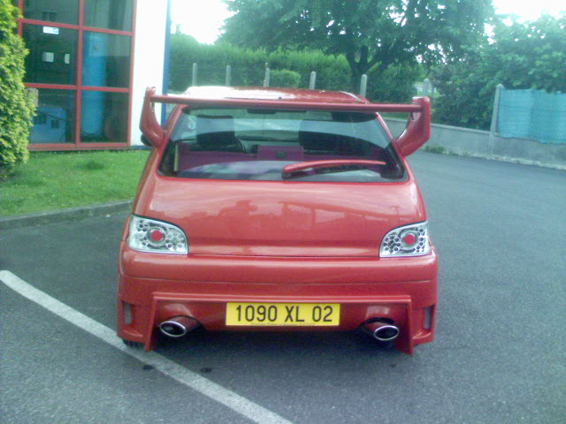 saxo vts
vu de derriere 
