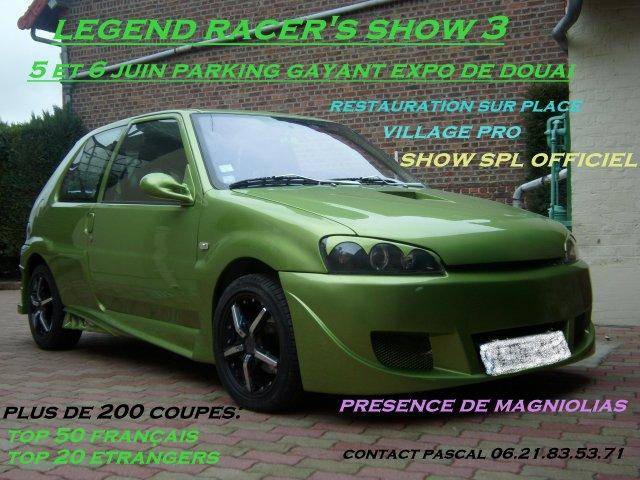 meeting organisé par le legend racer's de douai.sera deroulé le 5 et 6 juin sur parking gayant expo de douai nombreuse animations pendant les 2 jours.plus de 200 coupes a gagné pr tt renseignement vous pouvé laissé un mail. hfrederic12@yahoo.fr .

